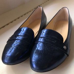 Patent leather loafers